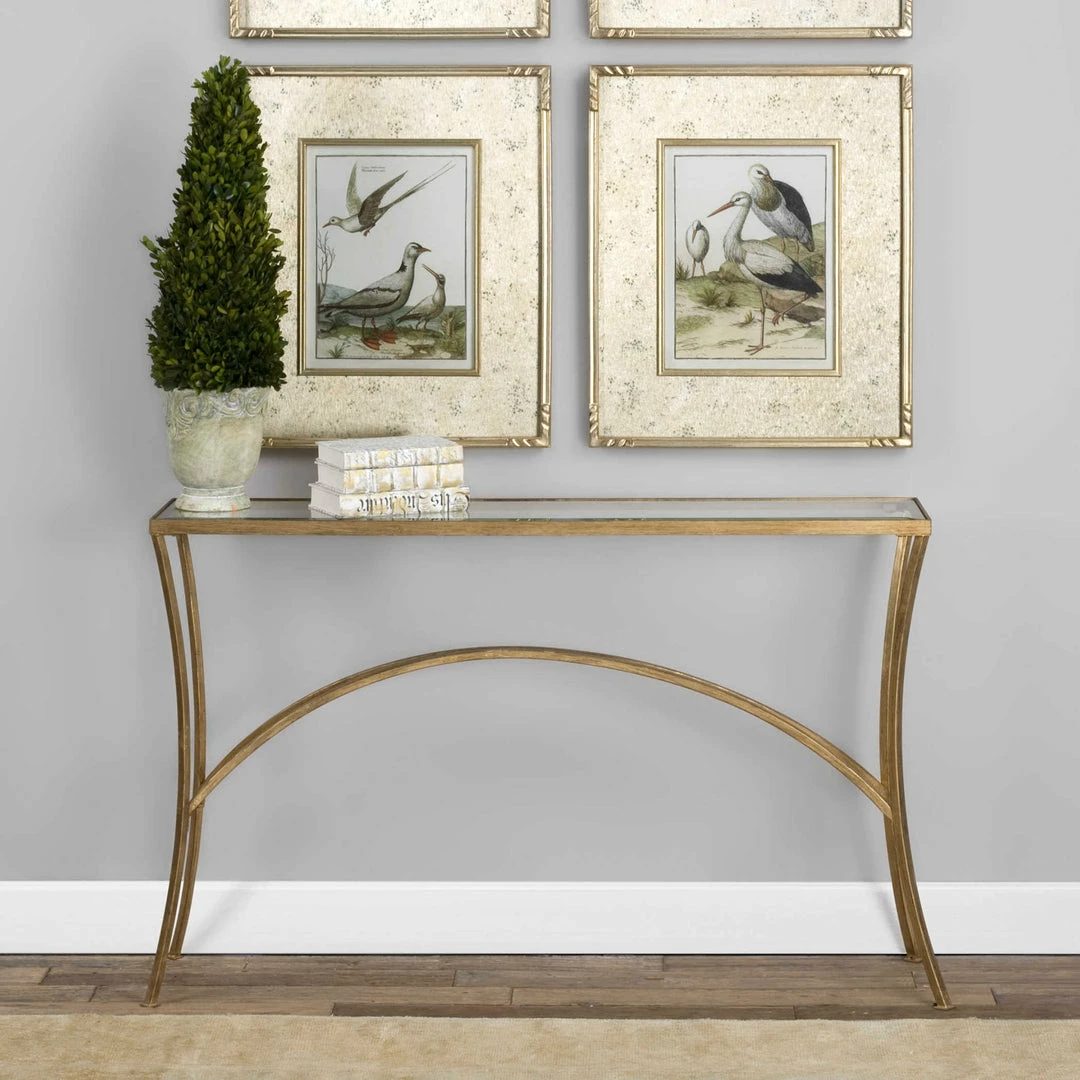 Best deal ✨ Uttermost Alayna Gold Console Table ⭐ 4 Uttermost Alayna Gold Console Table