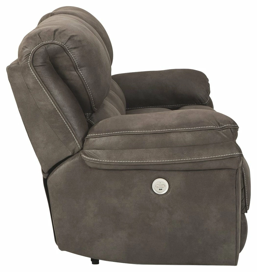 Outlet 👏 Ashley Furniture Reclining Furniture Trementon - Graphite - Reclining Power Sofa 🛒 6 Ashley Furniture Reclining Furniture Trementon - Graphite - Reclining Power Sofa