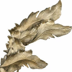 Table Decor Uttermost Fall Leaves Champagne Sculpture
