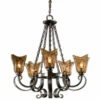 Accessories Uttermost Vetraio 5Lt Oil Rubbed Bronze Chandelier