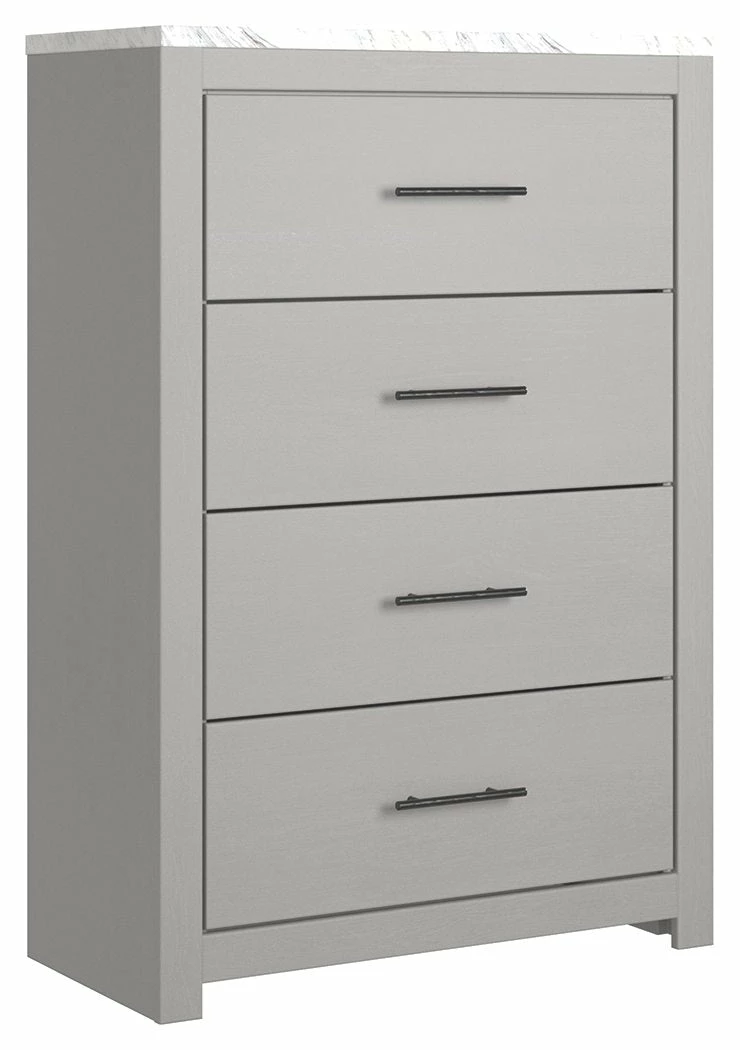 Flash Sale 👏 Ashley Furniture Cottonburg - Light Gray/white - Four Drawer Chest Chests 🔔 3 Ashley Furniture Cottonburg - Light Gray/white - Four Drawer Chest Chests