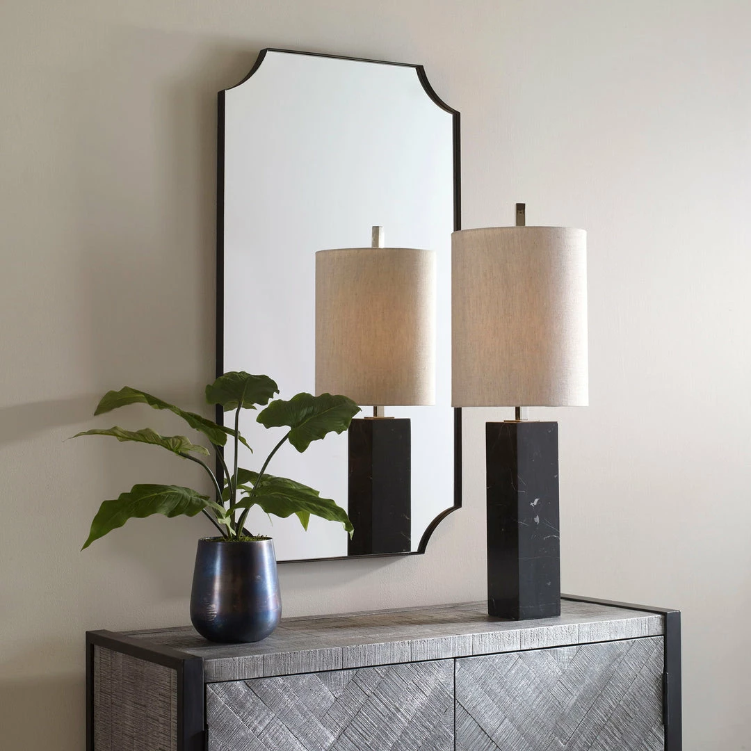 Budget 👏 Uttermost Lennox Black Scalloped Corner Mirror Accessories 🔥 5 Uttermost Lennox Black Scalloped Corner Mirror Accessories