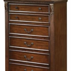 Ashley Furniture Chests Leahlyn - Warm Brown - Five Drawer Chest