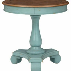 Ashley Furniture Mirimyn - Teal/brown - Accent Table Tables