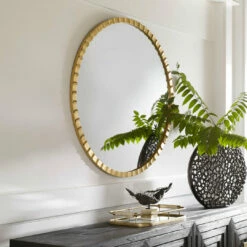 Uttermost Dandridge Gold Round Mirror Accessories