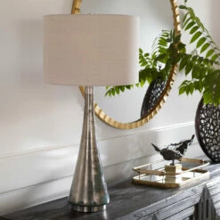 Uttermost Contour Metallic Glass Table Lamp Accessories
