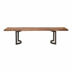 Moe's Home Collection Tables Bent Dining Table Large Smoked