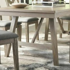 Ashley Furniture Tables Aldwin - Dark Gray - Rectangular Dining Room Table