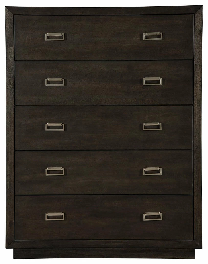 Best Pirce 🥰 Ashley Furniture Hyndell - Dark Brown - Five Drawer Chest ⌛ 6 Ashley Furniture Hyndell - Dark Brown - Five Drawer Chest