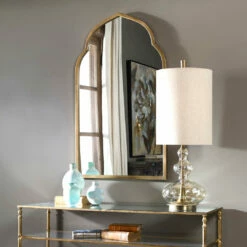 Accessories Uttermost Kenitra Gold Arch Mirror