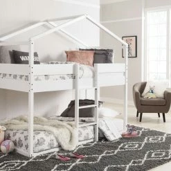 Signature Design By Ashley® Beds Flannibrook - Patterned - Over House Loft Bed