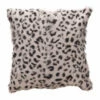 Moe's Home Collection Spotted Goat Fur Pillow Grey Leopard Accessories