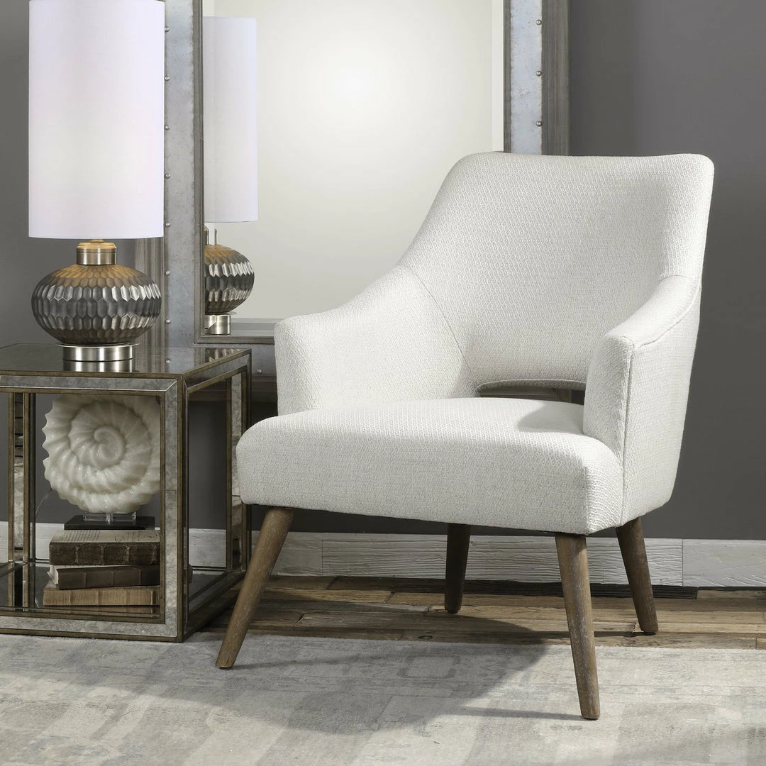 Promo 👍 Uttermost Dree Retro Accent Chair Chairs 🥰 6 Uttermost Dree Retro Accent Chair Chairs