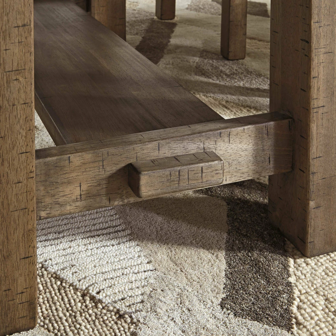 Cheap 🧨 Ashley Furniture Moriville - Grayish Brown - Rect Drm Counter Ext Table 🌟 8 Ashley Furniture Moriville - Grayish Brown - Rect Drm Counter Ext Table