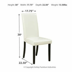 Top 10 🧨 Ashley Furniture Kimonte - Dining UPH Side Chair (2/CN) Chairs 😀 32 Ashley Furniture Kimonte - Dining UPH Side Chair (2/CN) Chairs