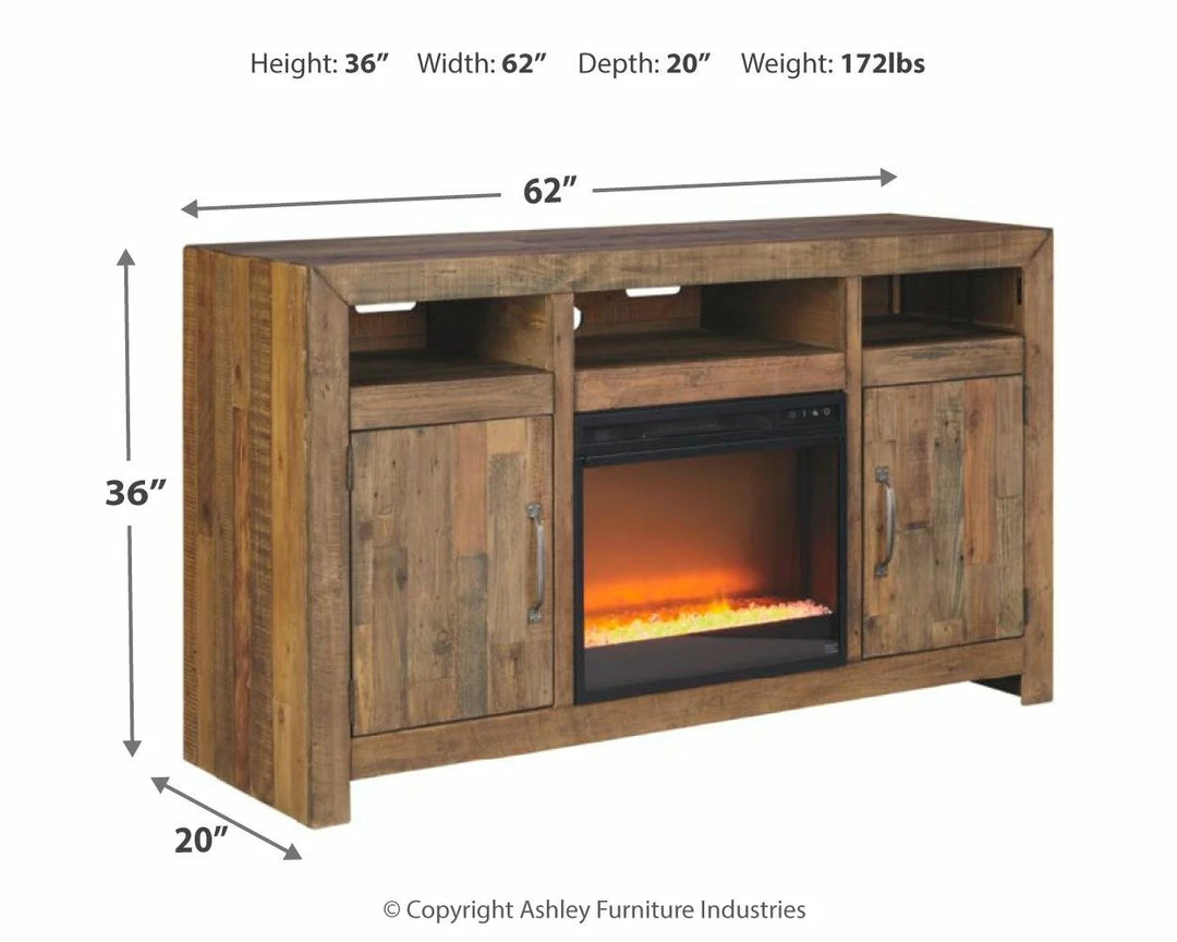 Cheap 😀 Signature Design By Ashley® Sommerford - Ultimate Best In Class 62" TV Stand With Fireplace Insert Glass/Stone 👏 4 Signature Design By Ashley® Sommerford - Ultimate Best In Class 62" TV Stand With Fireplace Insert Glass/Stone