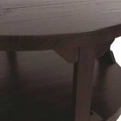 Hot Sale 🎉 Ashley Furniture Rogness - Rustic Brown - Round Cocktail Table Tables 🔥 12 Ashley Furniture Rogness - Rustic Brown - Round Cocktail Table Tables