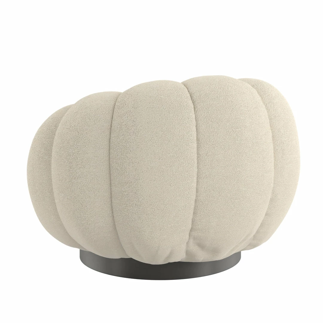 Wholesale 🧨 Emerald Home Lily Pumpkin Swivel Accent Chair Beige Chairs 👍 8 Emerald Home Lily Pumpkin Swivel Accent Chair Beige Chairs