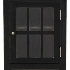 Best Sale 😍 Ashley Furniture Opelton - Black - Accent Cabinet 😀 16 Ashley Furniture Opelton - Black - Accent Cabinet