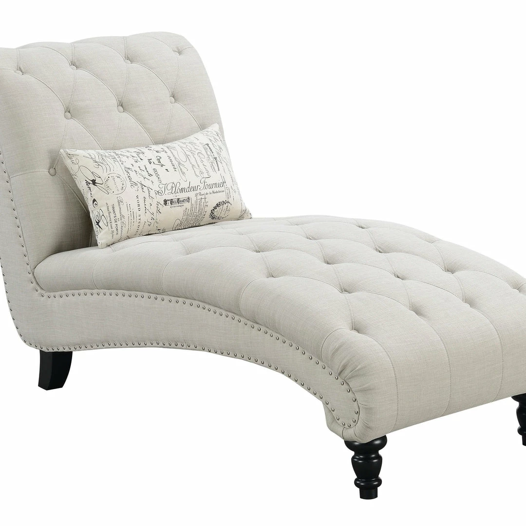 Best Pirce 😉 Emerald Home Chaises Hutton II Tufted Chaise, Ivory 👍 8 Emerald Home Chaises Hutton II Tufted Chaise, Ivory