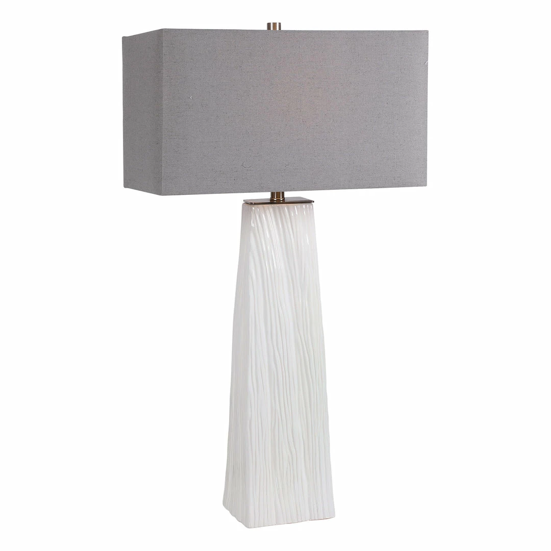 New 🎉 Accessories Uttermost Sycamore White Table Lamp 💯 3 Accessories Uttermost Sycamore White Table Lamp