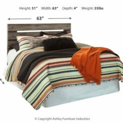 Signature Design By Ashley® Cazenfeld - Black/Gray - Panel Headboard Beds