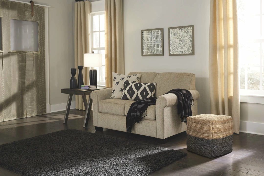 Best deal ๐ Ashley Furniture Accessories Sweed - Natural/black - Pouf - Rectangular ๐ 7 Ashley Furniture Accessories Sweed - Natural/black - Pouf - Rectangular