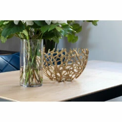 Moe's Home Collection Table Decor Nest Bowls Gold Set Of 2