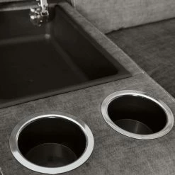 Ashley Furniture Reclining Furniture Coombs - Charcoal - Dbl Rec Pwr Loveseat W/console