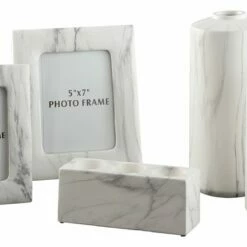 Ashley Furniture Table Decor Diogo - White - Accessory Set (5/cn)