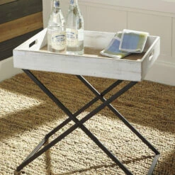 Ashley Furniture Tables Janfield - Antique White - Accent Table
