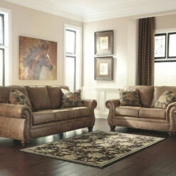 Signature Design By Ashley® Living Room Sets Larkinhurst - Dramatic - Sofa, Loveseat, Rocker Recliner