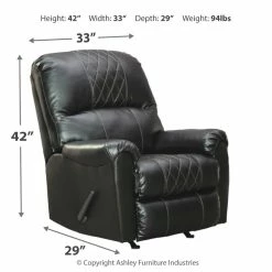 Cheap ๐ Ashley Furniture Betrillo - Black - Rocker Recliner ๐ 13 Ashley Furniture Betrillo - Black - Rocker Recliner