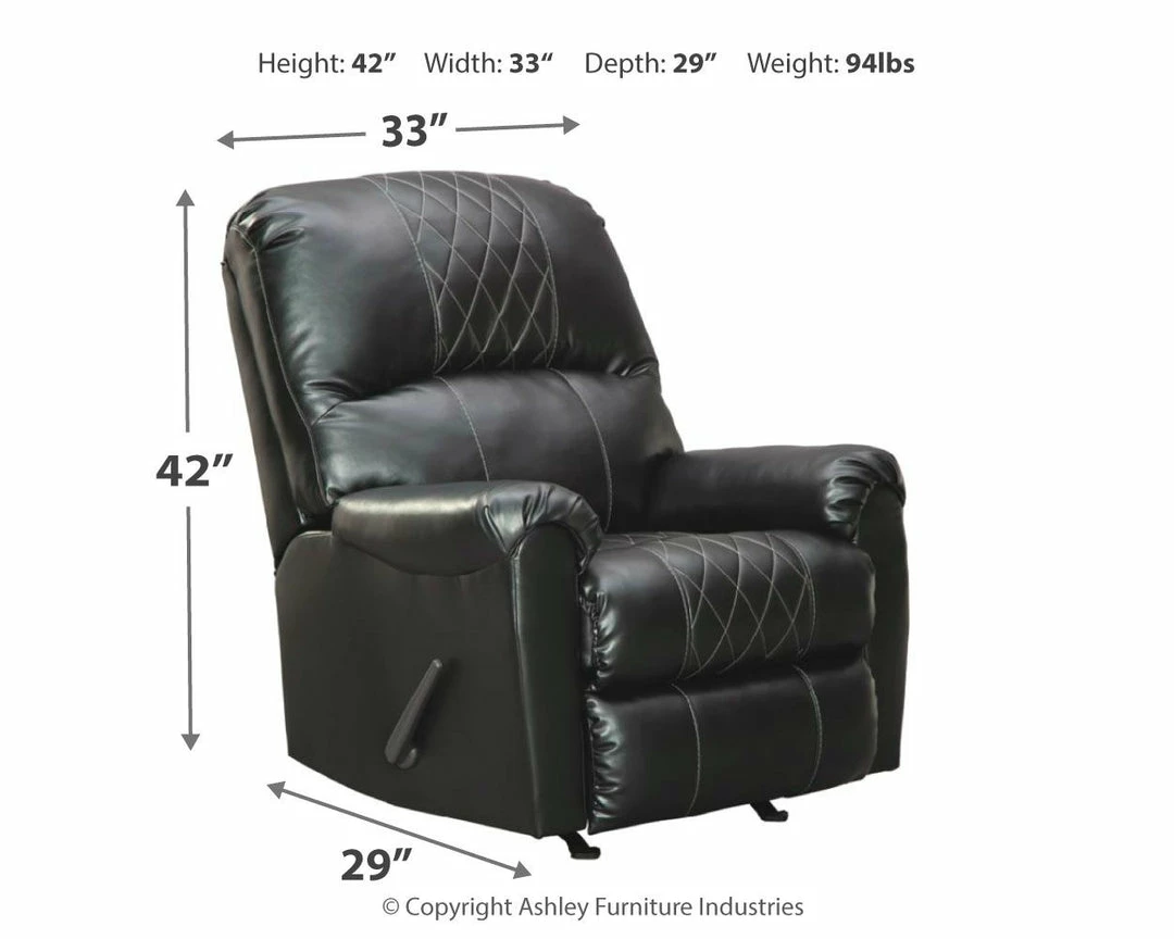 Cheap ๐ Ashley Furniture Betrillo - Black - Rocker Recliner ๐ 8 Ashley Furniture Betrillo - Black - Rocker Recliner
