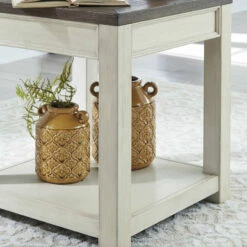 Buy 💯 Ashley Furniture Bolanburg - Brown/white - Square End Table 😍 8 Ashley Furniture Bolanburg - Brown/white - Square End Table
