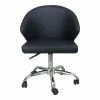 Moe's Home Collection Chairs Albus Swivel Office Chair Black