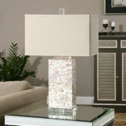 Accessories Uttermost Aden Capiz Shell Lamp