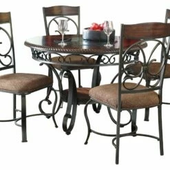Cheapest 🤩 Ashley Furniture Glambrey - Dark Brown - Dining Uph Side Chair (4/cn) Chairs ✔️ 27 Ashley Furniture Glambrey - Dark Brown - Dining Uph Side Chair (4/cn) Chairs