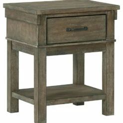 Ashley Furniture Nightstands Shamryn - Grayish Brown - One Drawer Night Stand