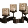 Uttermost Ribbon Metal Candleholders Table Decor