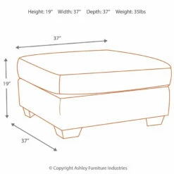 Ashley Furniture Accrington - Oversized Squared - Accent Ottomans