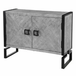 Brand new ๐ Uttermost Keyes 2 Door Gray Cabinet Cabinets ๐ 18 Uttermost Keyes 2 Door Gray Cabinet Cabinets