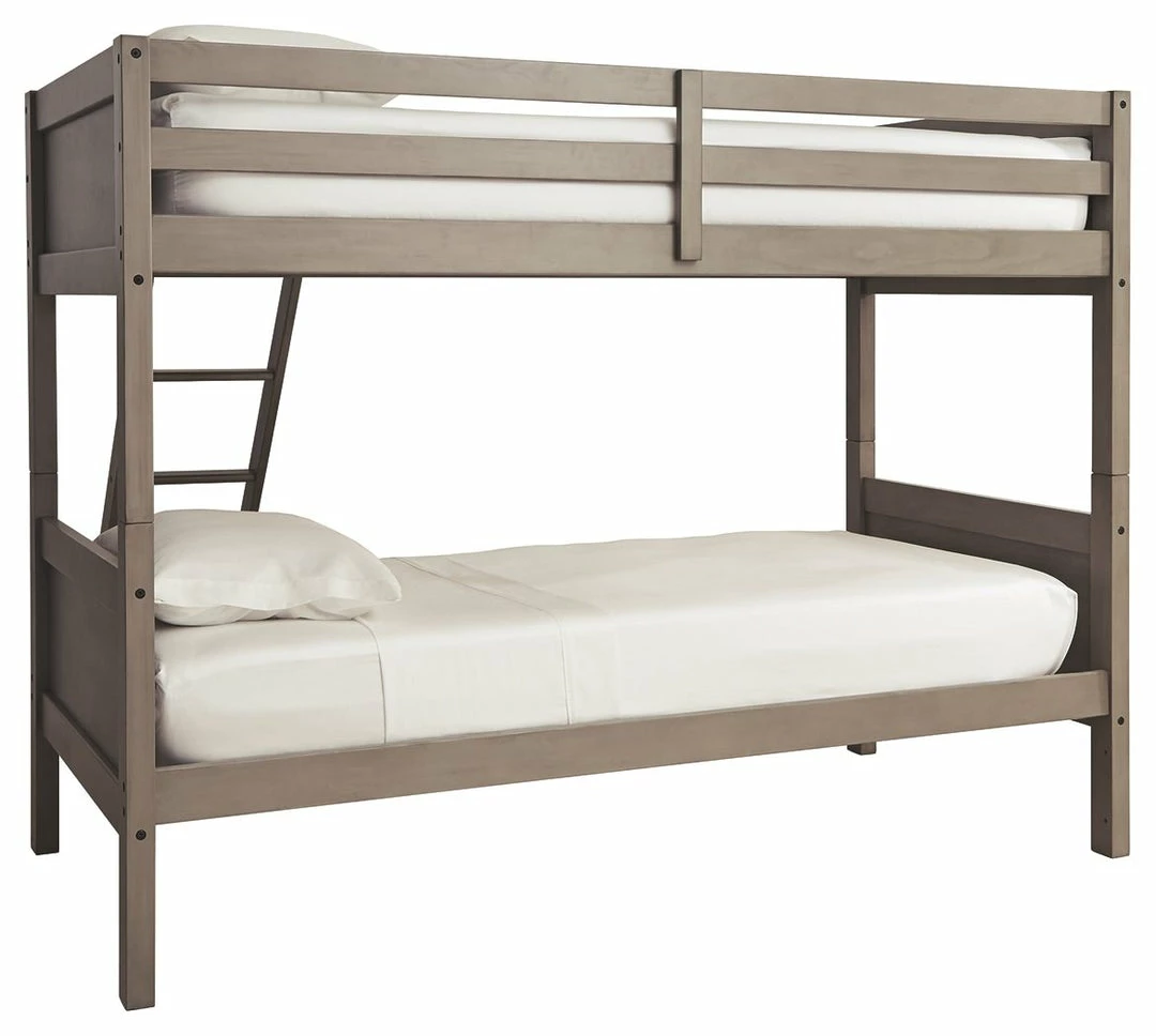Budget ⭐ Ashley Furniture Lettner - Light Gray - Twin/twin Bunk Bed W/ladder Beds 💯 6 Ashley Furniture Lettner - Light Gray - Twin/twin Bunk Bed W/ladder Beds