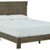 Ashley Furniture Beds Shamryn - Grayish Brown - King Panel Bed