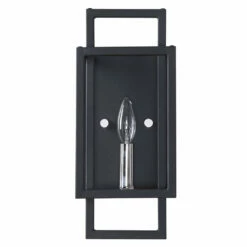 Uttermost Quadrangle 1 Light Black Sconce Accessories
