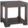 Ashley Furniture Tables Rogness - Rustic Brown - Rectangular End Table