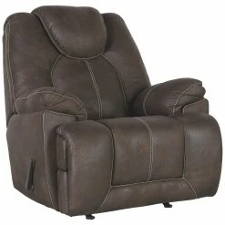 Ashley Furniture Warrior - Coffee - Rocker Recliner