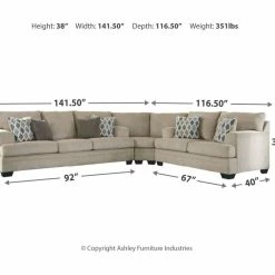 Brand new 🤩 Signature Design By Ashley® Dorsten - Sofa, Wedge, Loveseat Sectional 🔔 6 Signature Design By Ashley® Dorsten - Sofa, Wedge, Loveseat Sectional