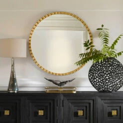 Uttermost Dandridge Gold Round Mirror Accessories