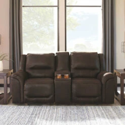 Ashley Furniture Tables Rogness - Rustic Brown - Rectangular End Table